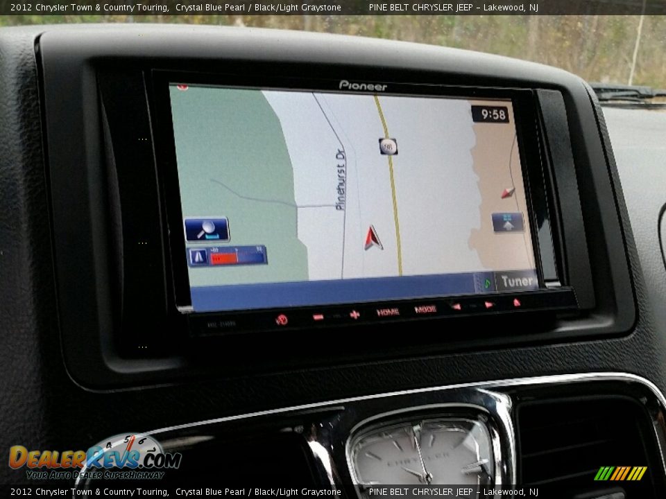 2012 Chrysler Town & Country Touring Crystal Blue Pearl / Black/Light Graystone Photo #18