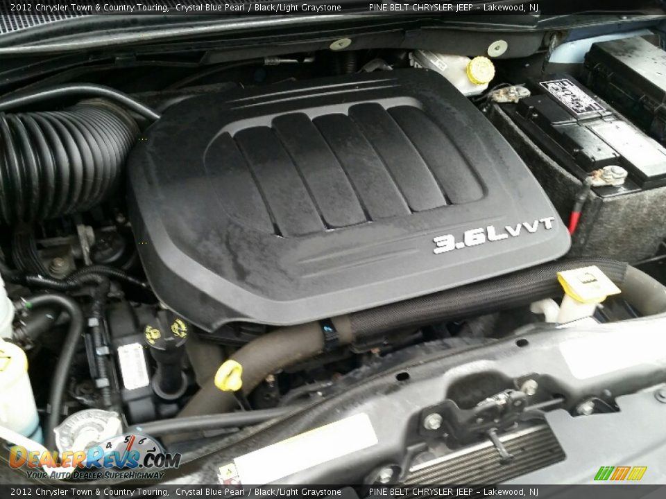 2012 Chrysler Town & Country Touring Crystal Blue Pearl / Black/Light Graystone Photo #23