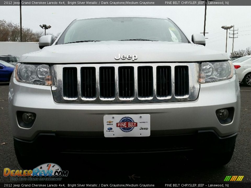 2012 Jeep Grand Cherokee Laredo 4x4 Bright Silver Metallic / Dark Graystone/Medium Graystone Photo #2