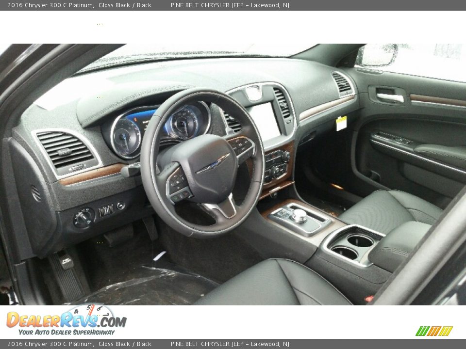 Black Interior - 2016 Chrysler 300 C Platinum Photo #7