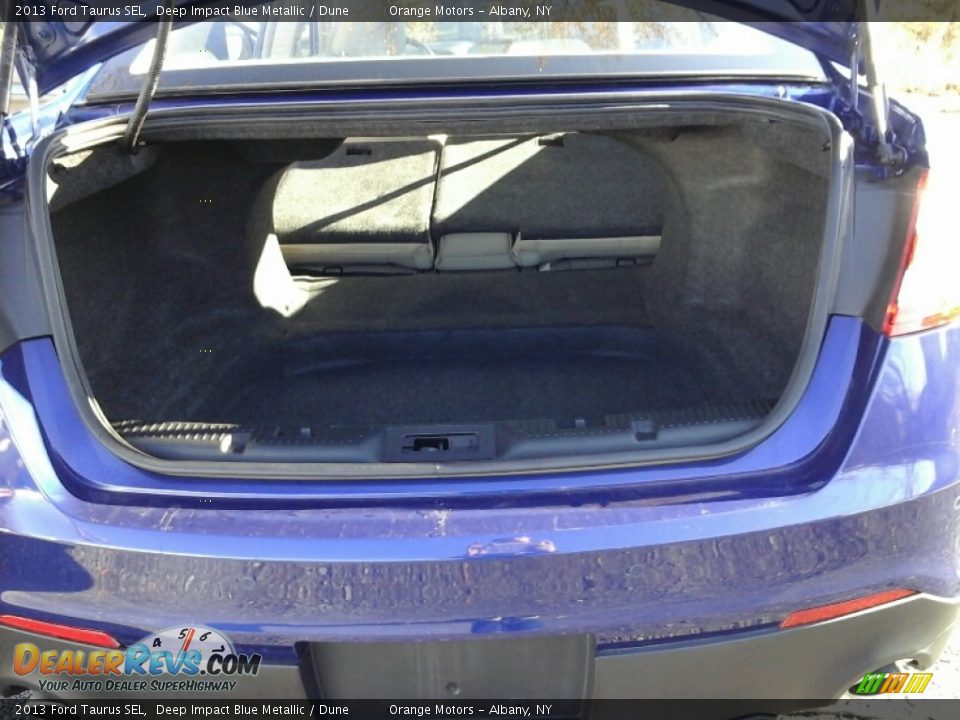 2013 Ford Taurus SEL Deep Impact Blue Metallic / Dune Photo #11