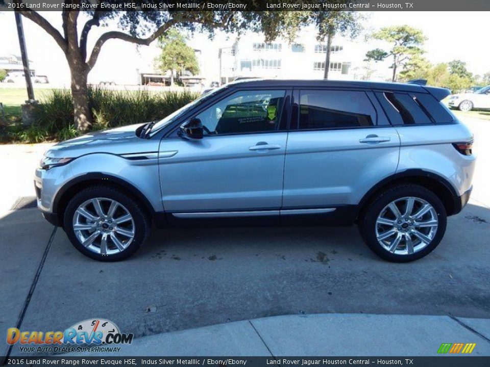 2016 Land Rover Range Rover Evoque HSE Indus Silver Metalllic / Ebony/Ebony Photo #8