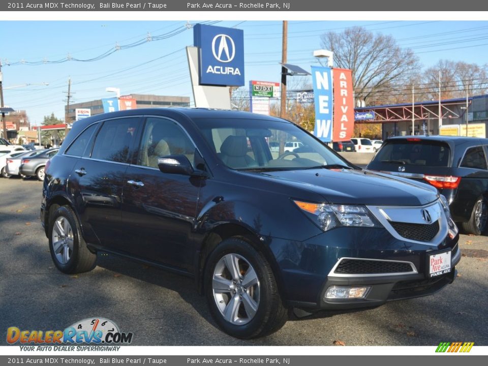 2011 Acura MDX Technology Bali Blue Pearl / Taupe Photo #1