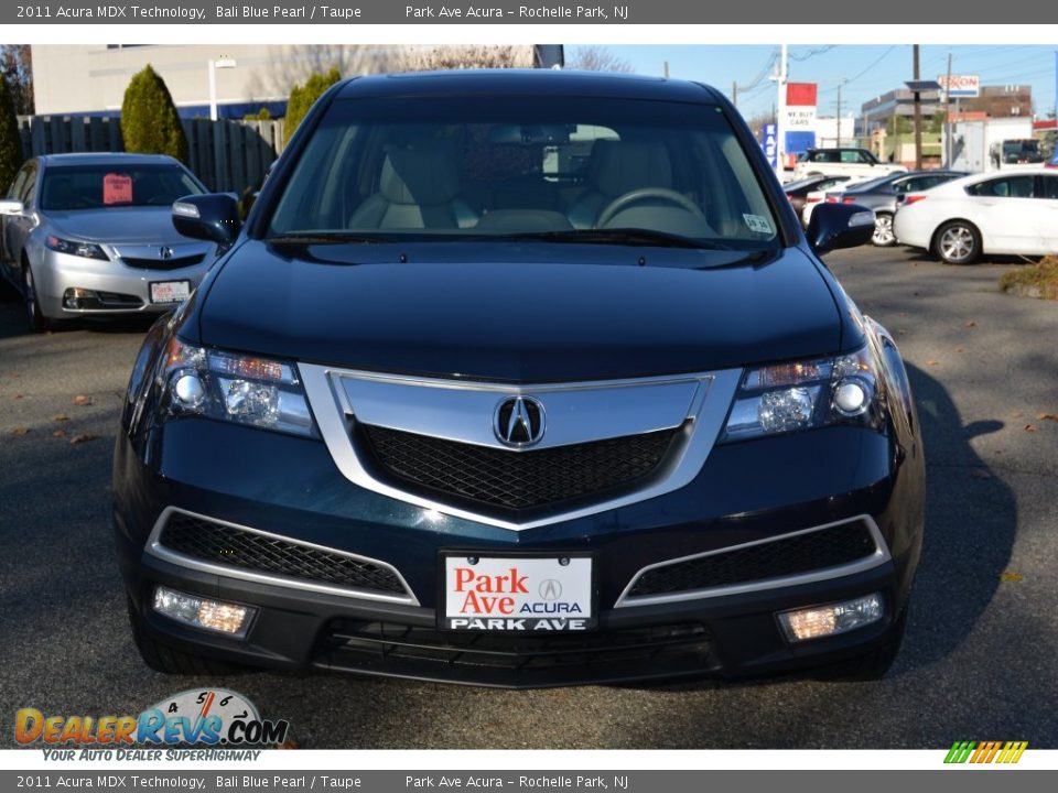 2011 Acura MDX Technology Bali Blue Pearl / Taupe Photo #8