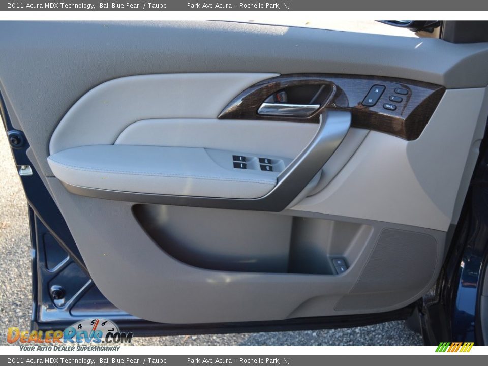 2011 Acura MDX Technology Bali Blue Pearl / Taupe Photo #9
