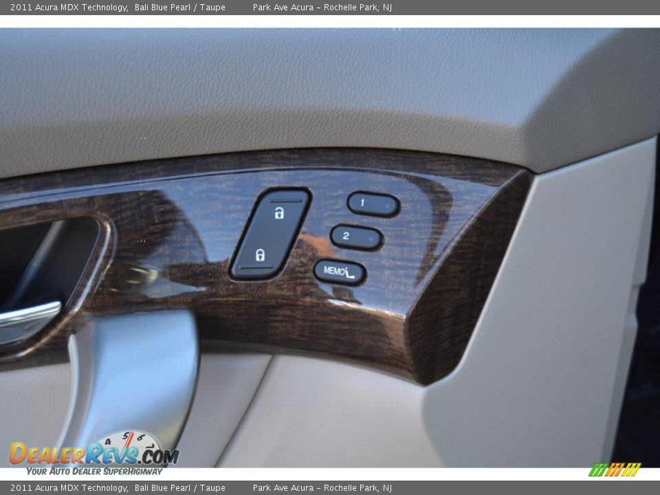 2011 Acura MDX Technology Bali Blue Pearl / Taupe Photo #10