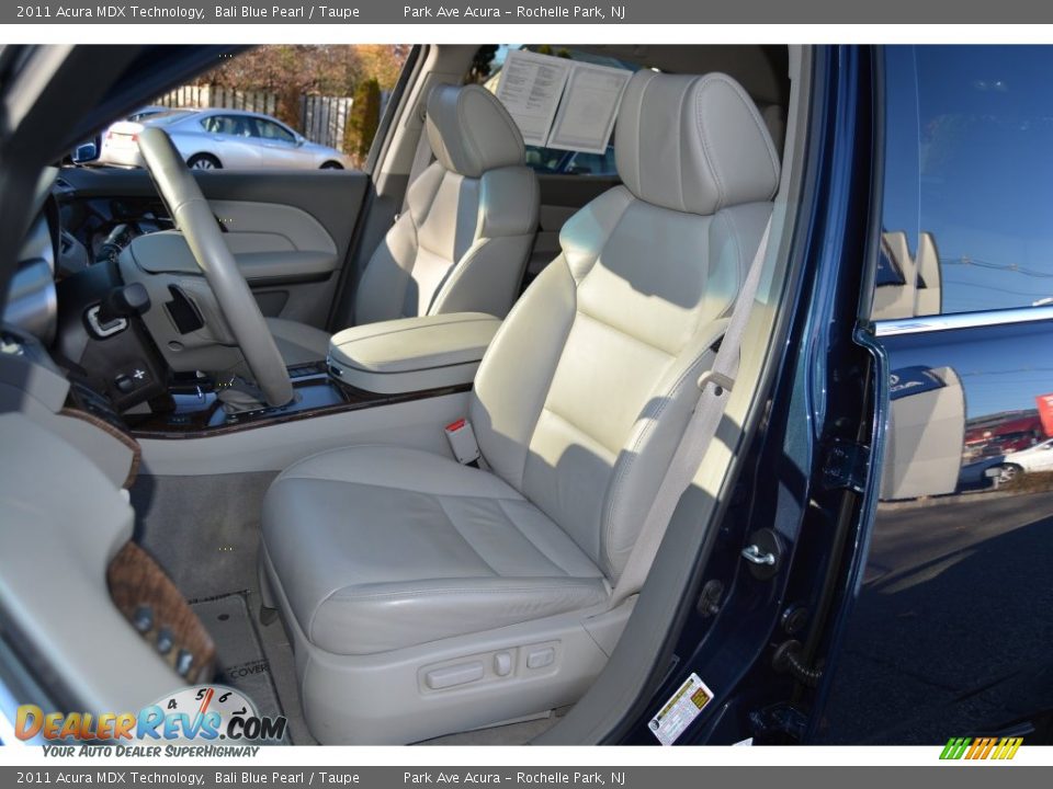 2011 Acura MDX Technology Bali Blue Pearl / Taupe Photo #13