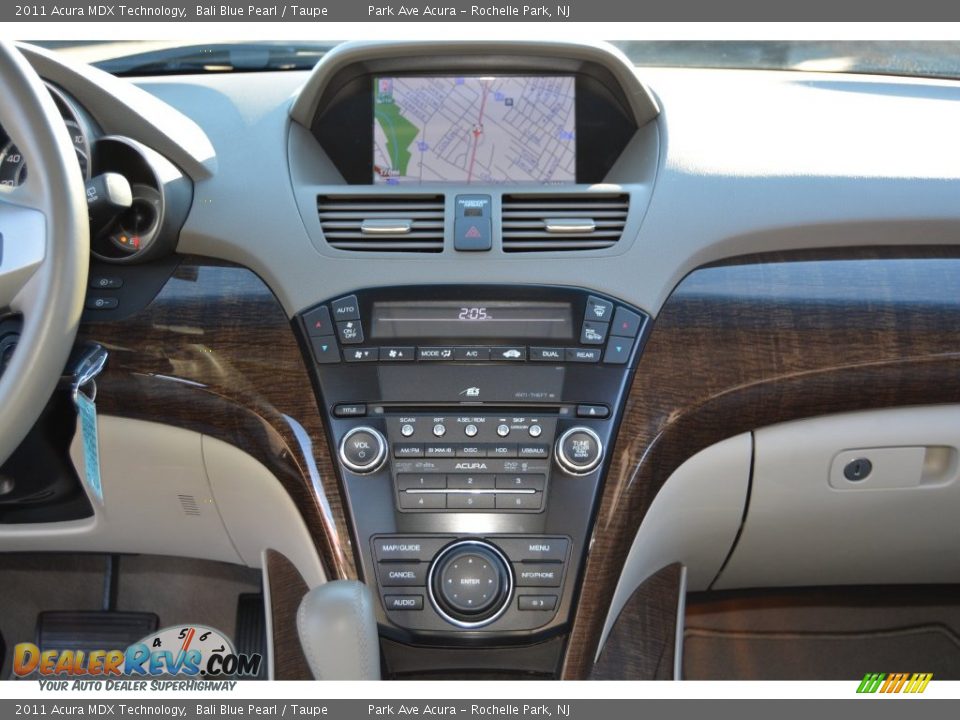 2011 Acura MDX Technology Bali Blue Pearl / Taupe Photo #15
