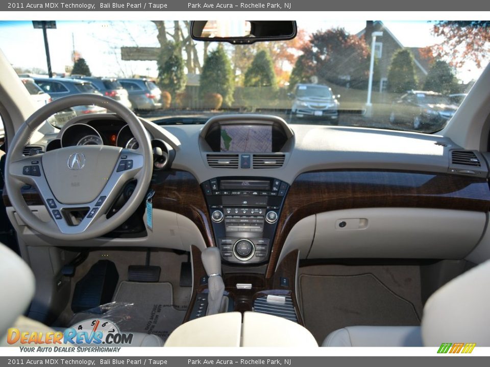 2011 Acura MDX Technology Bali Blue Pearl / Taupe Photo #16