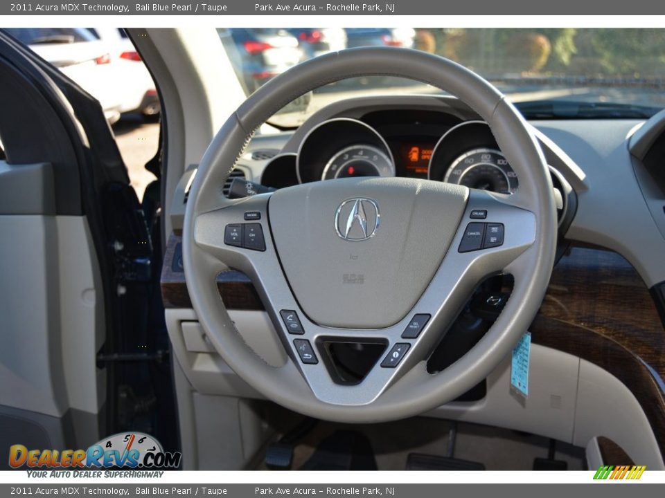 2011 Acura MDX Technology Bali Blue Pearl / Taupe Photo #18