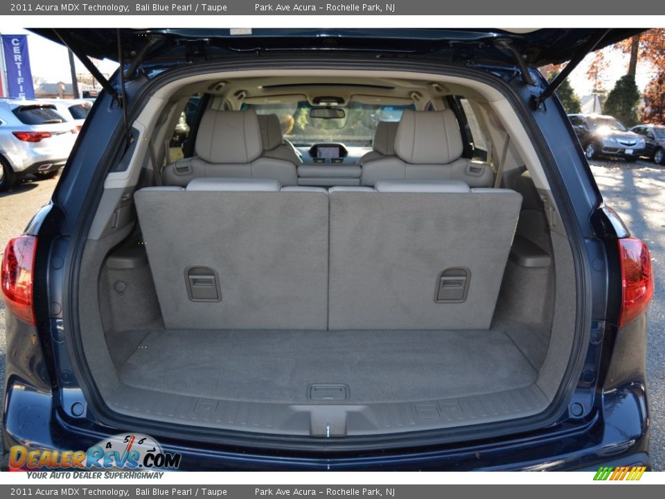 2011 Acura MDX Technology Bali Blue Pearl / Taupe Photo #21