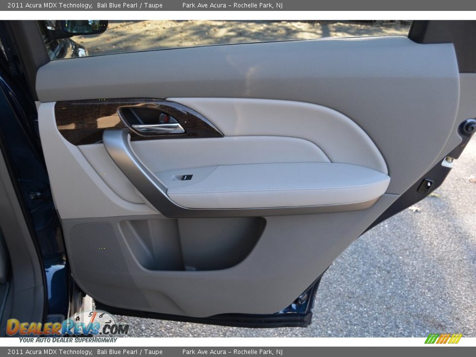2011 Acura MDX Technology Bali Blue Pearl / Taupe Photo #23