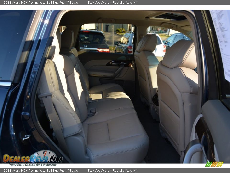 2011 Acura MDX Technology Bali Blue Pearl / Taupe Photo #24