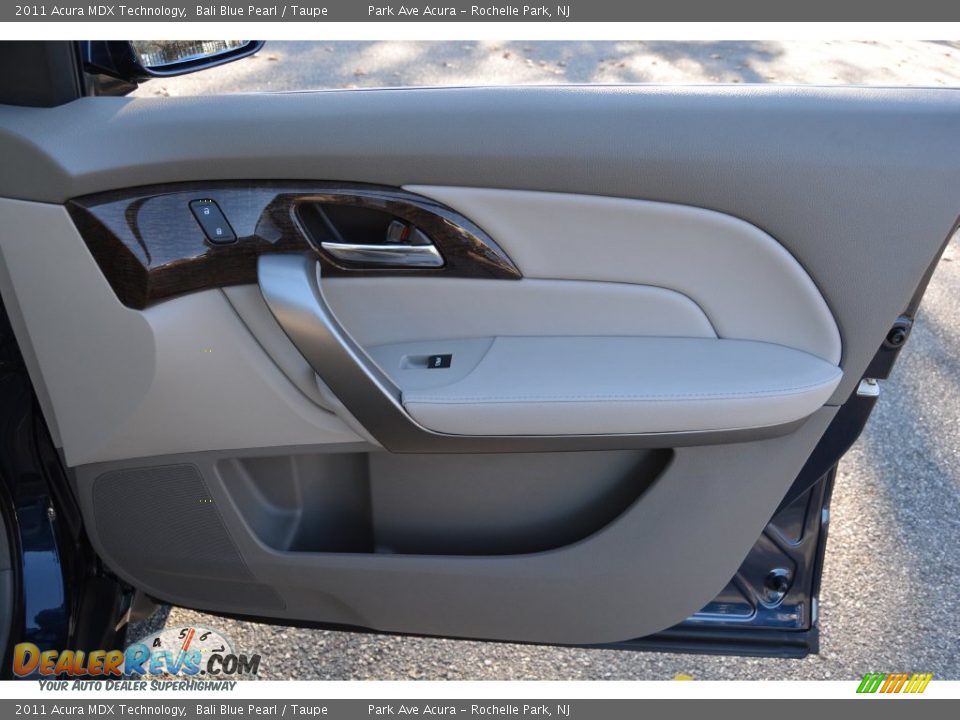 2011 Acura MDX Technology Bali Blue Pearl / Taupe Photo #25