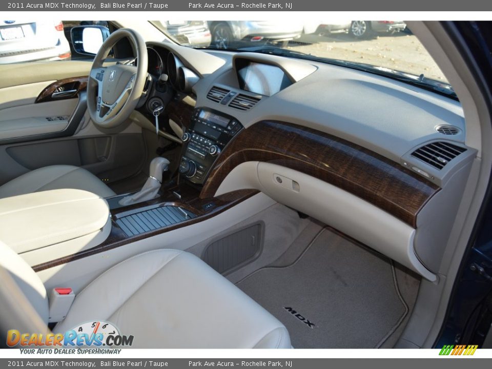2011 Acura MDX Technology Bali Blue Pearl / Taupe Photo #26
