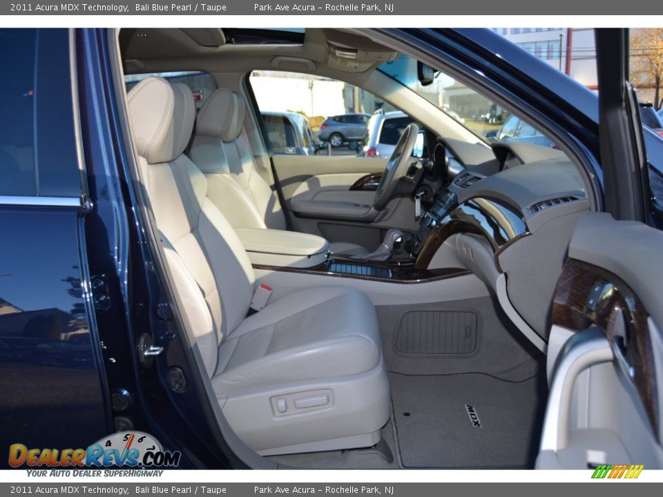 2011 Acura MDX Technology Bali Blue Pearl / Taupe Photo #27