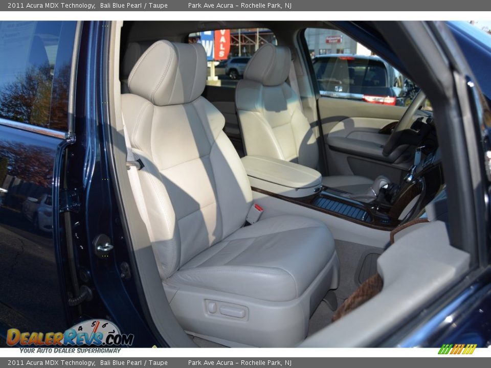 2011 Acura MDX Technology Bali Blue Pearl / Taupe Photo #28