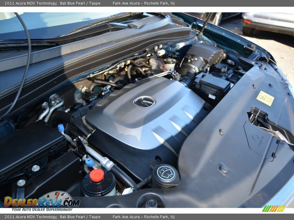 2011 Acura MDX Technology Bali Blue Pearl / Taupe Photo #29