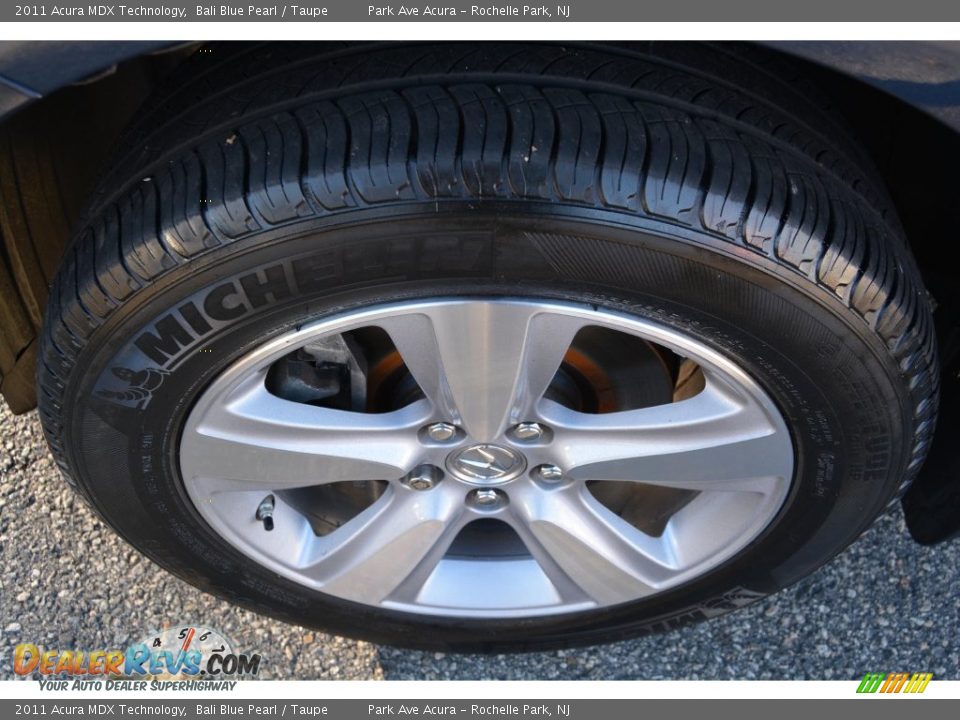 2011 Acura MDX Technology Bali Blue Pearl / Taupe Photo #32