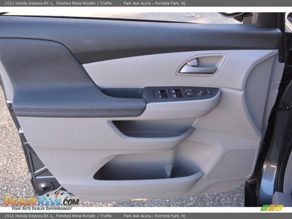 2012 Honda Odyssey EX-L Polished Metal Metallic / Truffle Photo #9