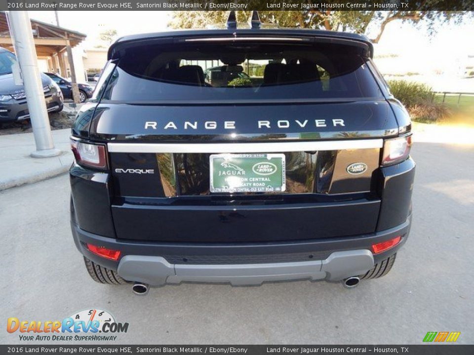 2016 Land Rover Range Rover Evoque HSE Santorini Black Metalllic / Ebony/Ebony Photo #10