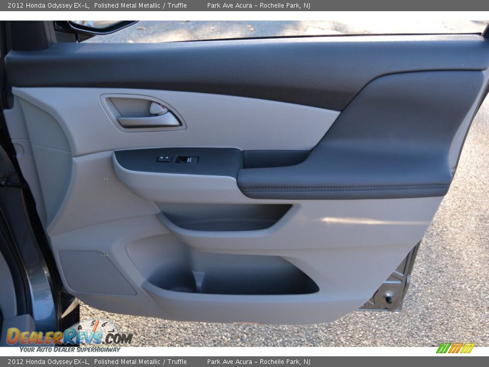 2012 Honda Odyssey EX-L Polished Metal Metallic / Truffle Photo #26
