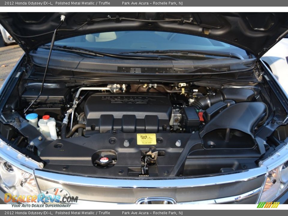 2012 Honda Odyssey EX-L Polished Metal Metallic / Truffle Photo #30