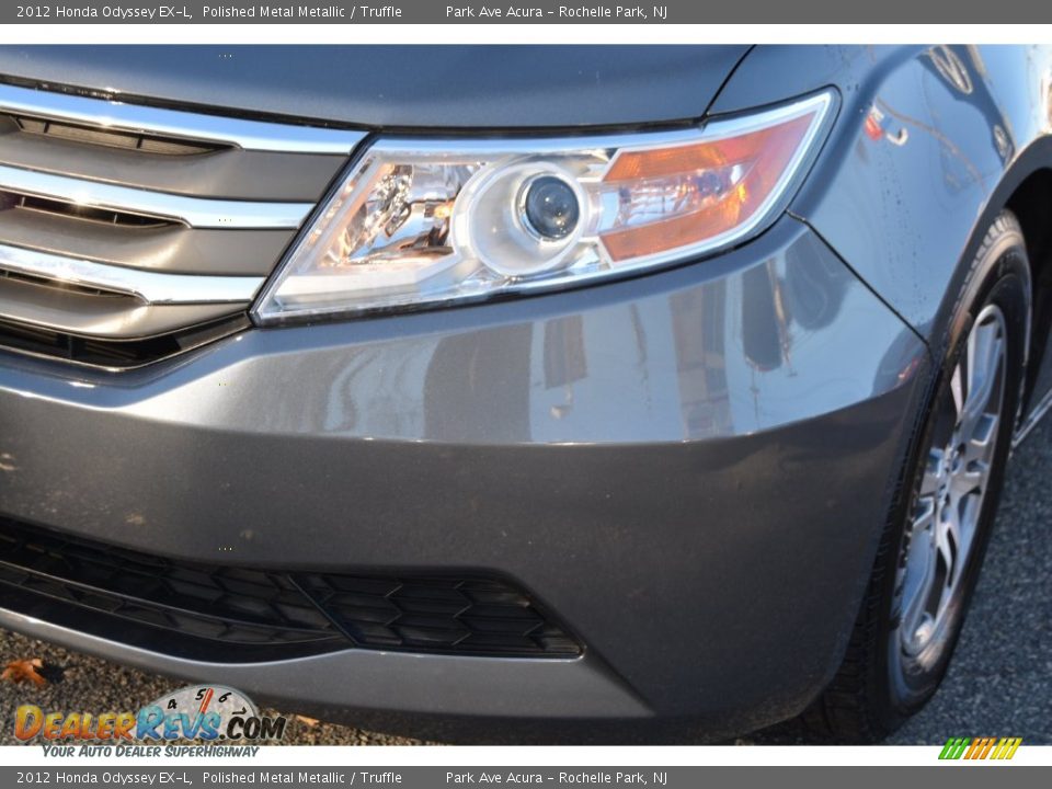 2012 Honda Odyssey EX-L Polished Metal Metallic / Truffle Photo #31