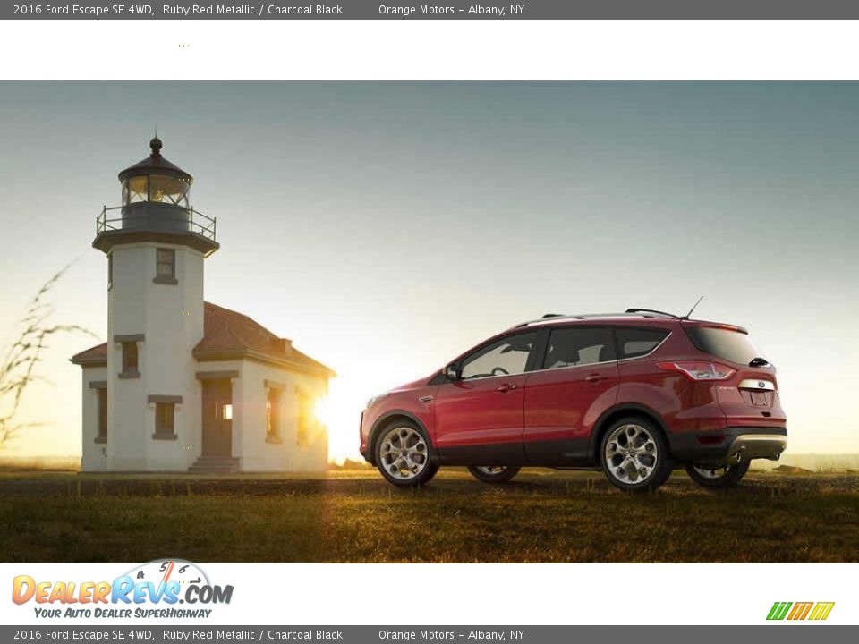 2016 Ford Escape SE 4WD Ruby Red Metallic / Charcoal Black Photo #13