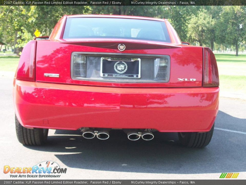 2007 Cadillac XLR Passion Red Limited Edition Roadster Passion Red / Ebony Photo #3