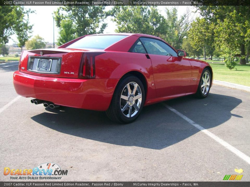 2007 Cadillac XLR Passion Red Limited Edition Roadster Passion Red / Ebony Photo #4