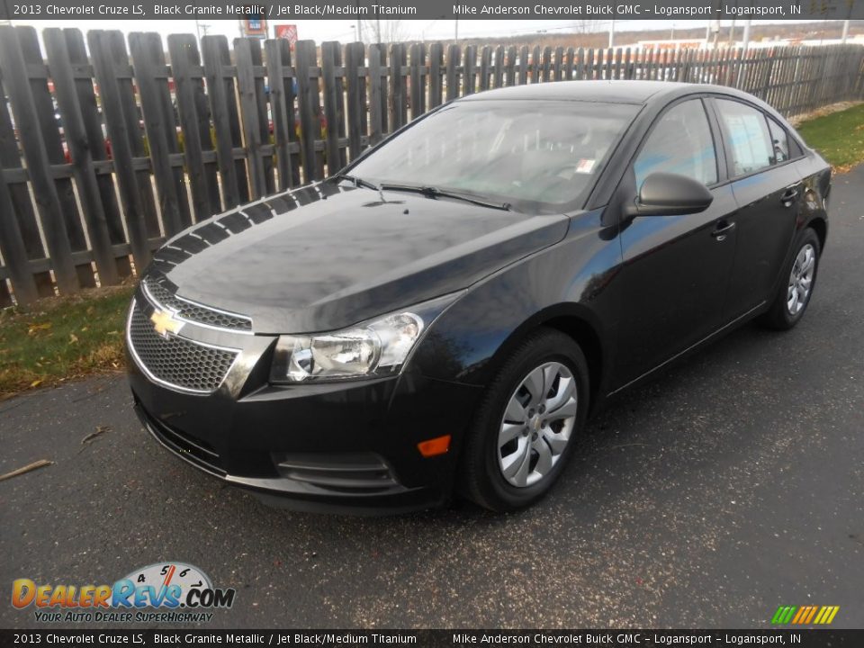 2013 Chevrolet Cruze LS Black Granite Metallic / Jet Black/Medium Titanium Photo #3