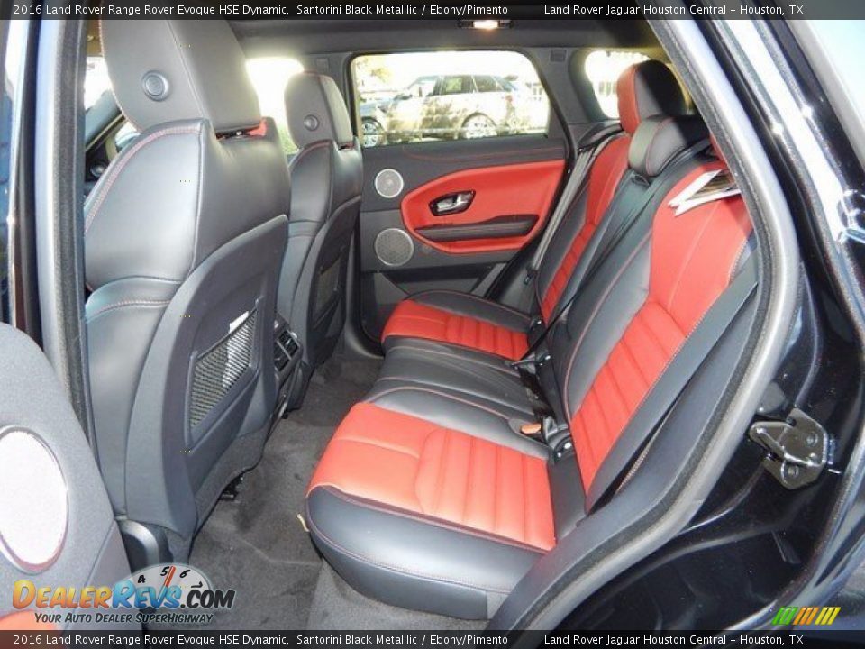 Rear Seat of 2016 Land Rover Range Rover Evoque HSE Dynamic Photo #16