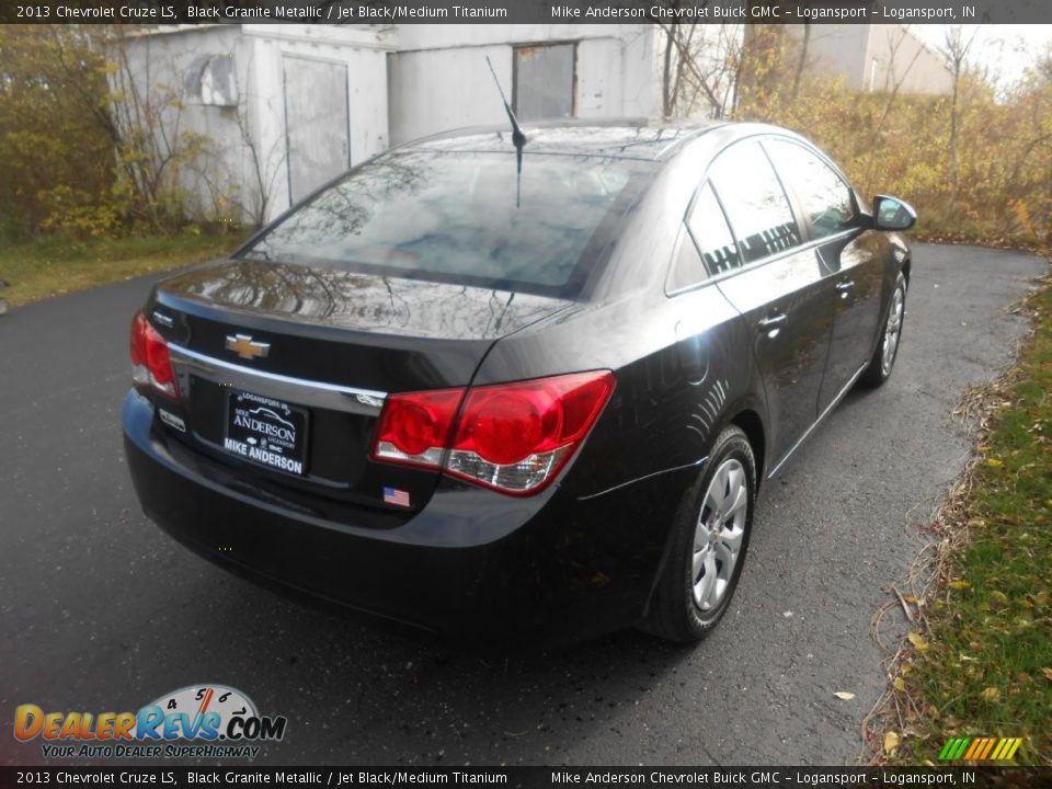 2013 Chevrolet Cruze LS Black Granite Metallic / Jet Black/Medium Titanium Photo #5