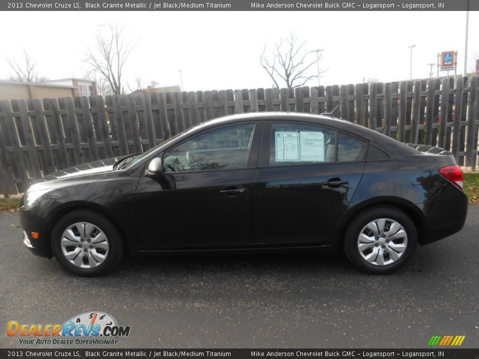 2013 Chevrolet Cruze LS Black Granite Metallic / Jet Black/Medium Titanium Photo #6