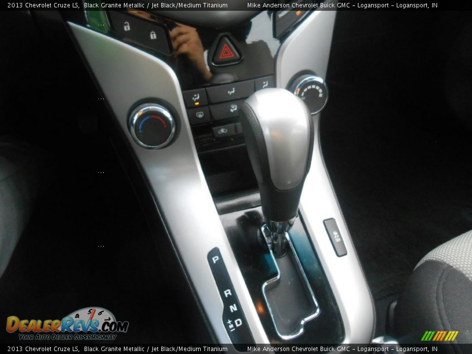 2013 Chevrolet Cruze LS Black Granite Metallic / Jet Black/Medium Titanium Photo #15