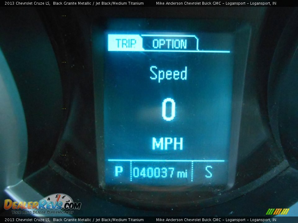 2013 Chevrolet Cruze LS Black Granite Metallic / Jet Black/Medium Titanium Photo #19