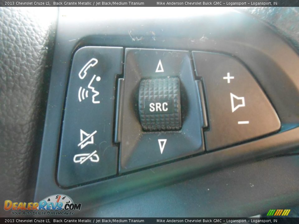 2013 Chevrolet Cruze LS Black Granite Metallic / Jet Black/Medium Titanium Photo #20