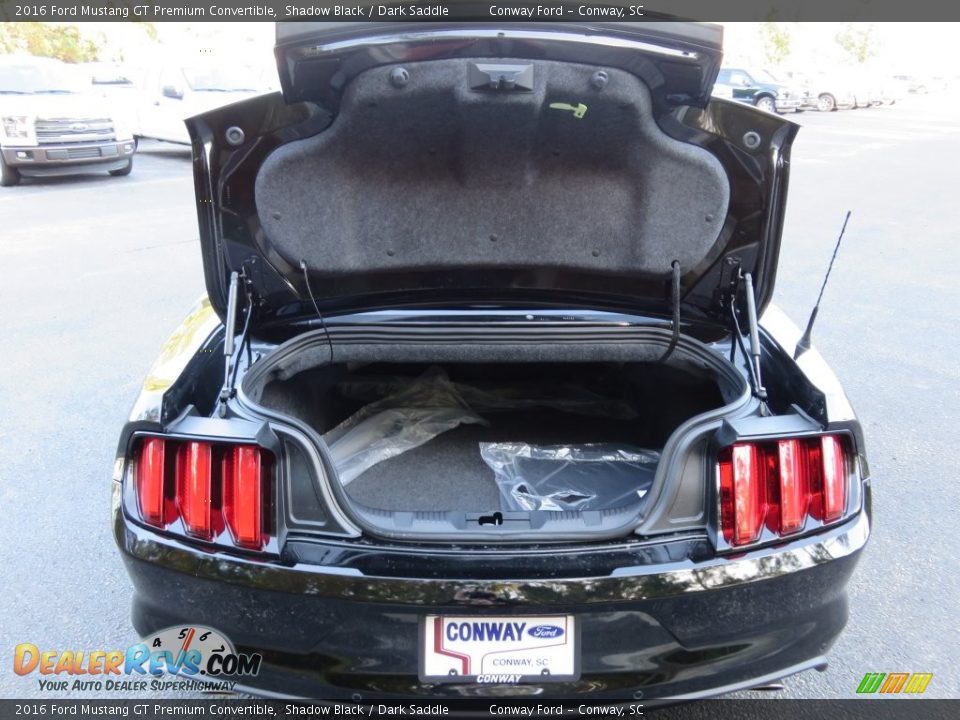 2016 Ford Mustang GT Premium Convertible Shadow Black / Dark Saddle Photo #5
