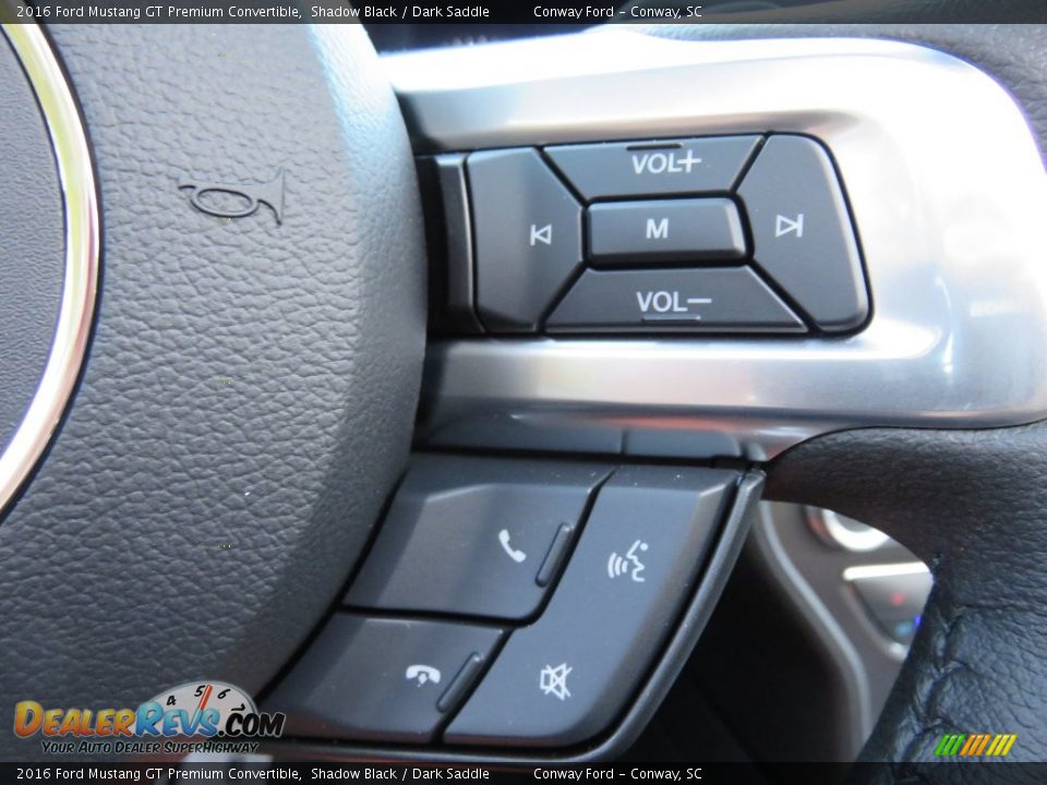 Controls of 2016 Ford Mustang GT Premium Convertible Photo #32