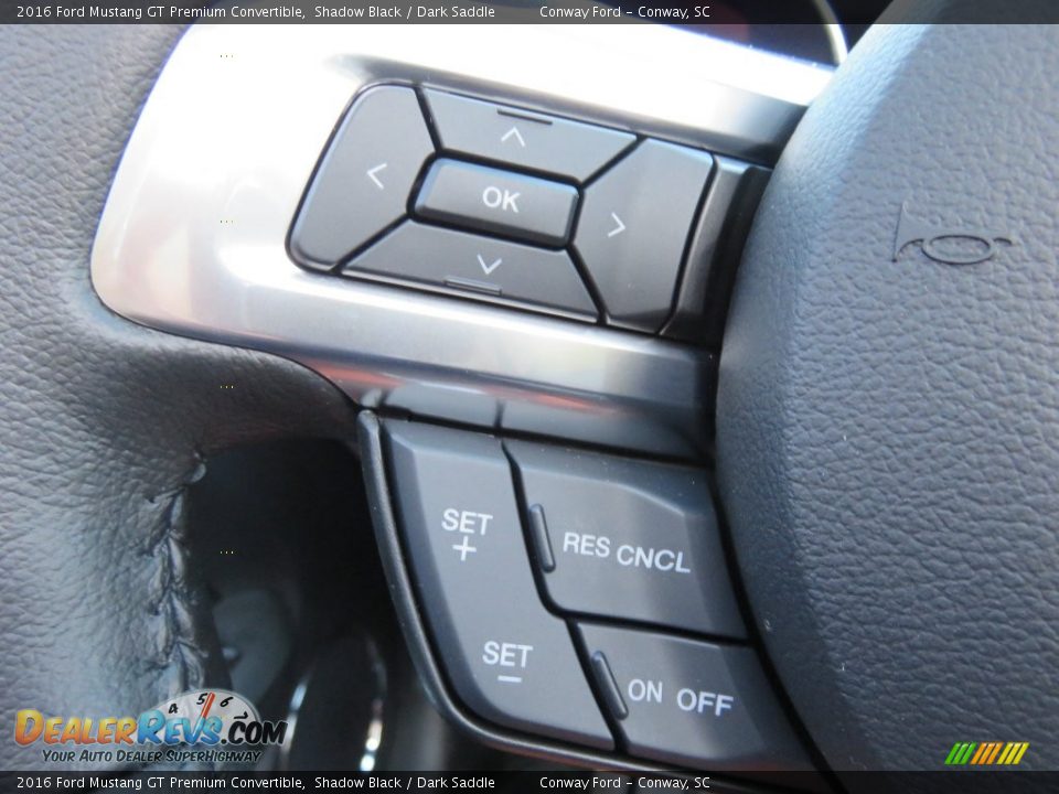 Controls of 2016 Ford Mustang GT Premium Convertible Photo #33
