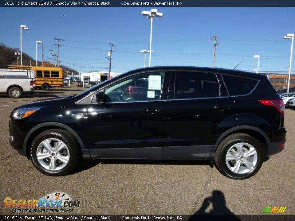 2016 Ford Escape SE 4WD Shadow Black / Charcoal Black Photo #7