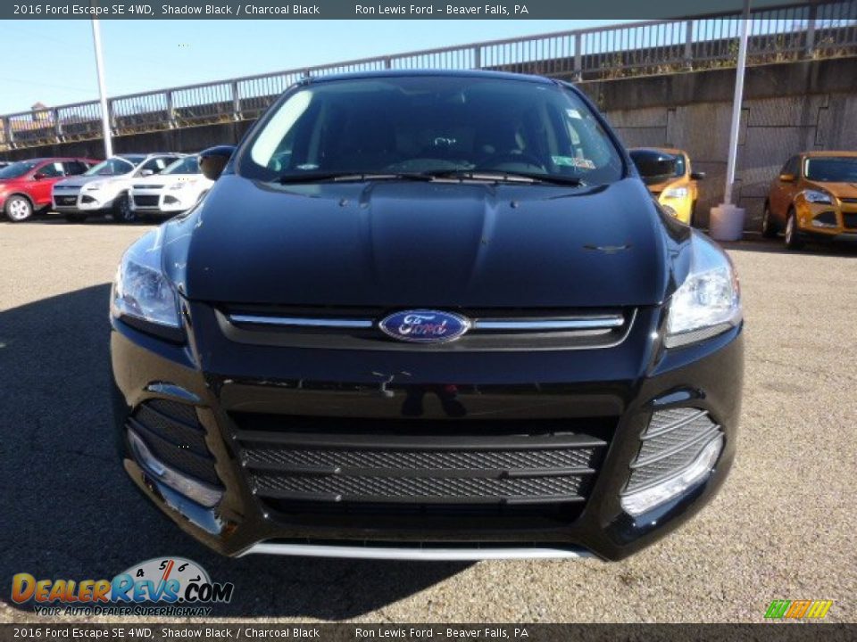 2016 Ford Escape SE 4WD Shadow Black / Charcoal Black Photo #9