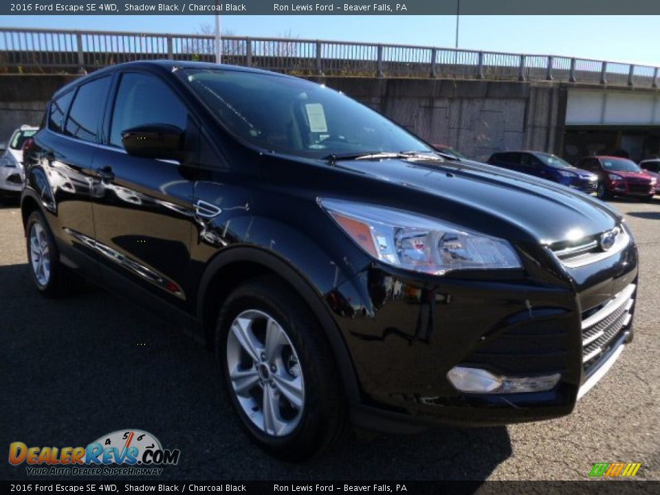 2016 Ford Escape SE 4WD Shadow Black / Charcoal Black Photo #10