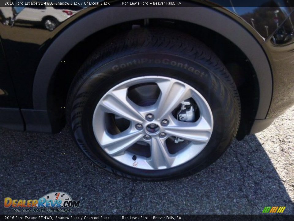 2016 Ford Escape SE 4WD Shadow Black / Charcoal Black Photo #11