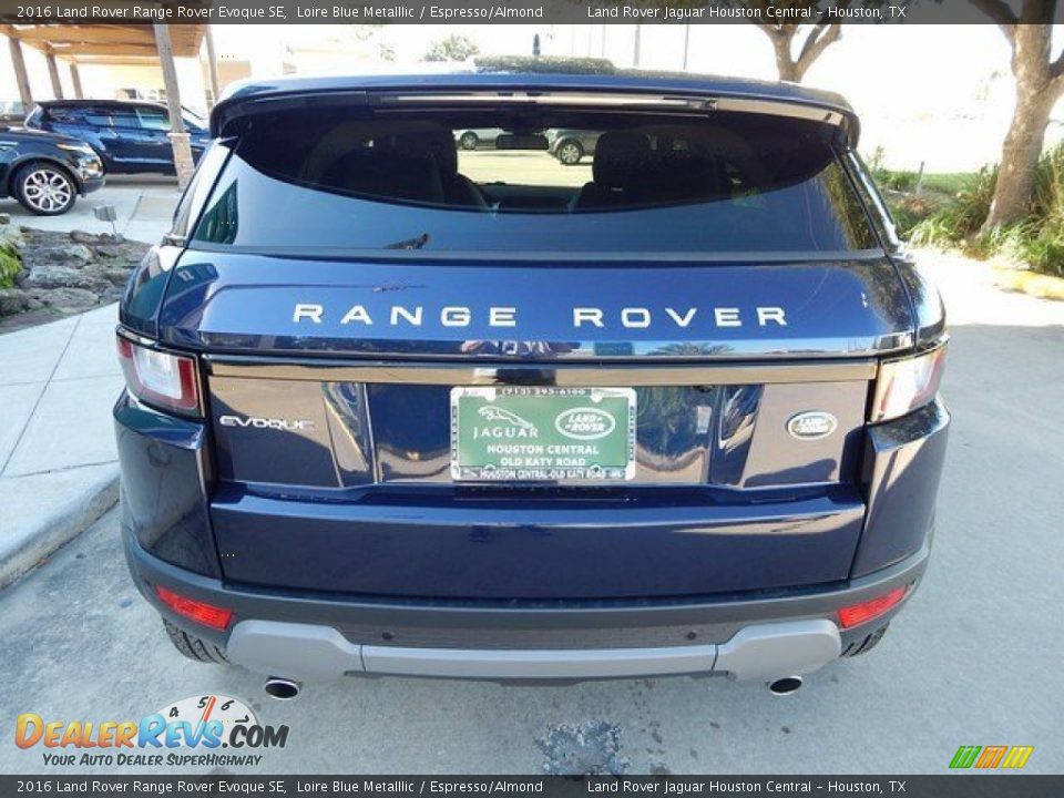 2016 Land Rover Range Rover Evoque SE Loire Blue Metalllic / Espresso/Almond Photo #10