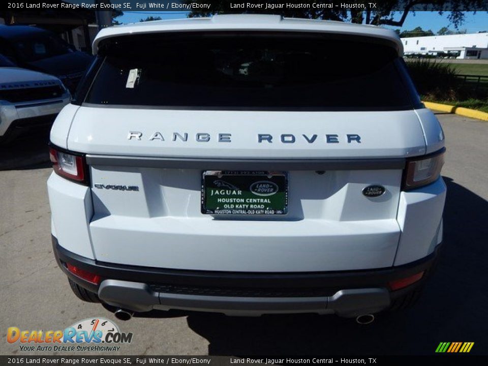 2016 Land Rover Range Rover Evoque SE Fuji White / Ebony/Ebony Photo #10