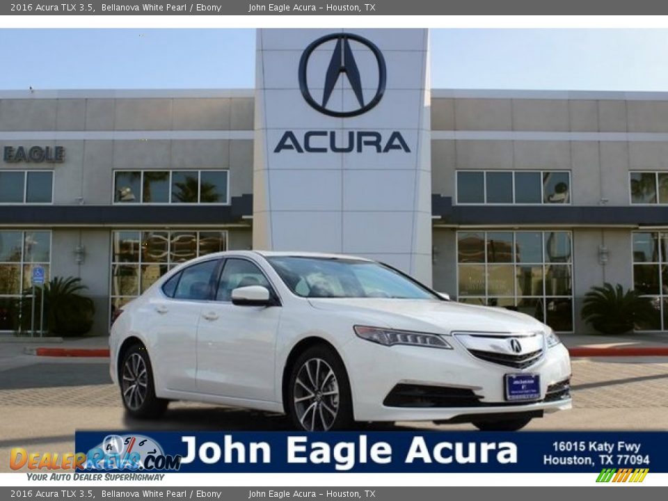 2016 Acura TLX 3.5 Bellanova White Pearl / Ebony Photo #1