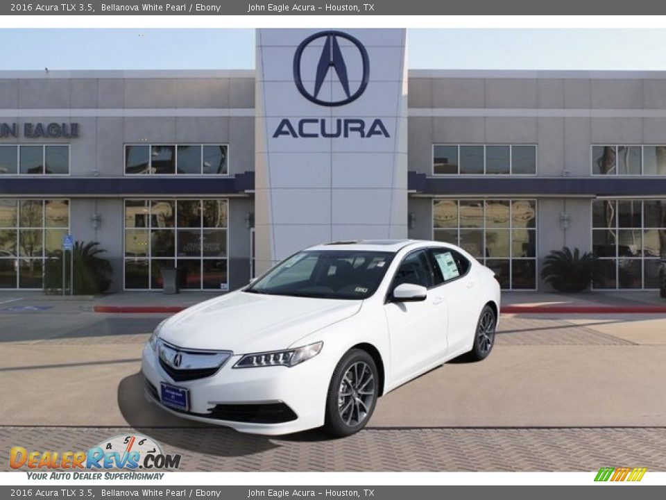 2016 Acura TLX 3.5 Bellanova White Pearl / Ebony Photo #3