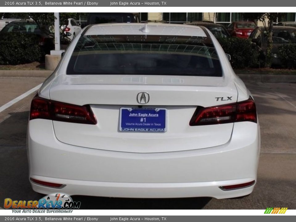 2016 Acura TLX 3.5 Bellanova White Pearl / Ebony Photo #6